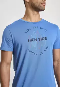 Мужская свободная пижамная футболка с коротким рукавом Jockey, синий