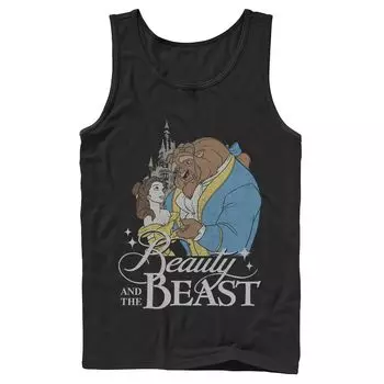 Мужская танцевальная майка с винтажным логотипом Disney Beauty & The Beast Licensed Character
