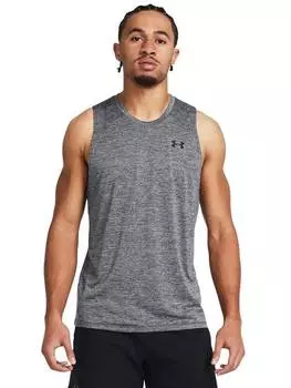 Мужская технологичная майка Under Armour, цвет Castlerock/ Black