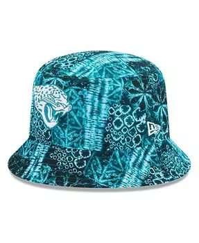Мужская темно-бирюзовая панама Jacksonville Jaguars Shibori New Era, синий
