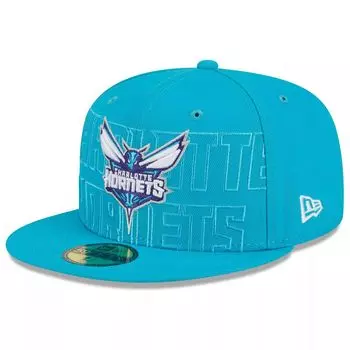 Мужская темно-бирюзовая шляпа New Era Charlotte Hornets NBA Draft 59FIFTY 2023