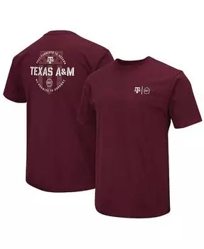 Мужская темно-бордовая футболка Texas A&M Aggies OHT в военном стиле с признательностью Colosseum, красный