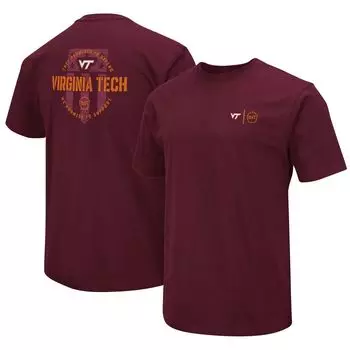 Мужская темно-бордовая футболка Virginia Tech Hokies OHT Military Appreciation Colosseum