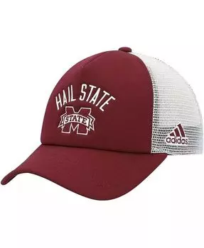 Мужская темно-бордовая кепка Mississippi State Bulldogs Dowsing и бейсболка Bell Trucker Snapback Adidas, красный