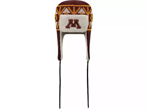 Мужская темно-бордовая кепка New Era Minnesota Golden Gophers Trapper