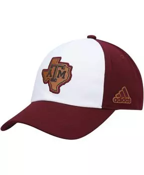 Мужская темно-бордовая регулируемая шляпа Texas A&M Aggies 12th Man с напуском adidas