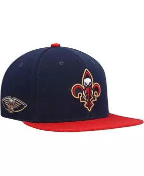 Мужская темно-красная кепка New Orleans Pelicans Side Core 2.0 Snapback Mitchell & Ness