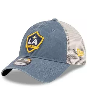 Мужская темно-кремовая джинсовая шляпа Snapback La Galaxy 9Twenty New Era