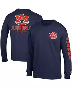 Мужская темно-рыжая футболка с длинным рукавом Auburn Tigers Team Stack Champion
