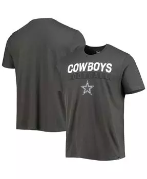 Мужская темно-серая футболка Dallas Cowboys Dark Ops Super Rival '47 Brand