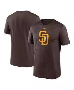 Мужская темно-серая футболка с логотипом San Diego Padres New Legend Nike, серый