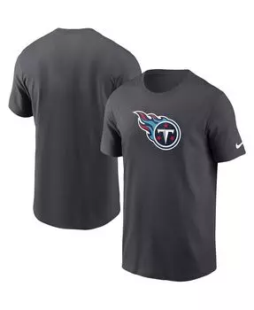 Мужская темно-серая футболка с логотипом tennessee titans primary Nike, мульти