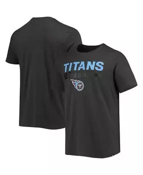 Мужская темно-серая футболка Tennessee Titans Dark Ops Super Rival '47 '47 Brand, серый
