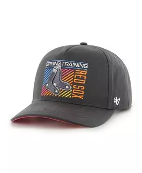 Мужская темно-серая кепка Boston Red Sox 2023 Spring Training Reflex Hitch Snapback '47 Brand