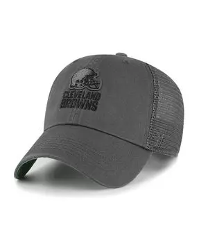 Мужская темно-серая кепка Cleveland Browns Clean Up Trawler Trucker Snapback '47 '47 Brand, серый