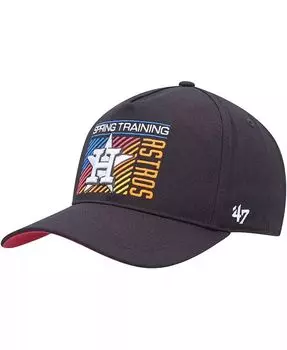 Мужская темно-серая кепка Snapback Houston Astros Spring Training Reflex Hitch Snapback 2023 '47 Brand, серый
