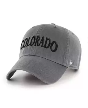 Мужская темно-серая потертая регулируемая шляпа Colorado Buffaloes в винтажном стиле '47 Brand, серый