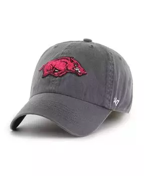 Мужская темно-серая приталенная шляпа Arkansas Razorbacks Franchise '47 Brand, серый