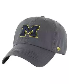 Мужская темно-серая приталенная шляпа Michigan Wolverines Classic Franchise Legacy '47 Brand, мультиколор
