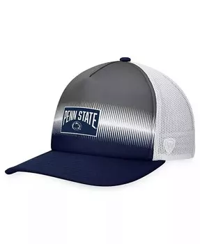 Мужская темно-серая регулируемая шляпа Penn State Nittany Lions Daybreak Foam Trucker Top Of The World, синий