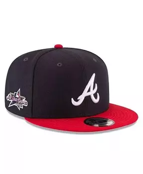 Мужская темно-синяя бейсболка Atlanta Braves 2025 MLB All-Star Game с боковой нашивкой 9FIFTY Snapback Hat New Era, фиолетовый