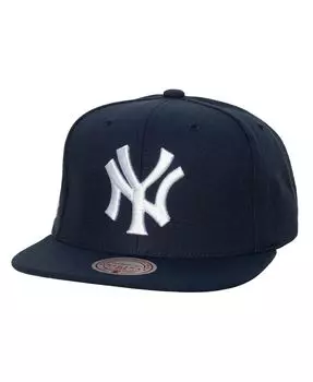 Мужская темно-синяя бейсболка New York Yankees Cooperstown Collection Evergreen Snapback Mitchell & Ness