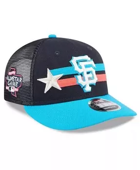 Мужская темно-синяя бейсболка San Francisco Giants 2024 MLB All-Star Game с сетчатой спинкой, низкопрофильная кепка 9FIFTY Snapback New Era, синий