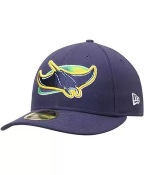 Мужская темно-синяя бейсболка Tampa Bay Rays Alternate Authentic Collection On-Field Low Profile 59FIFTY приталенная шляпа New Era, синий