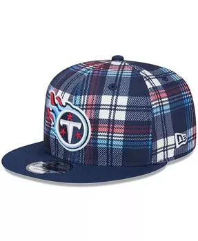 Мужская темно-синяя бейсболка Tennessee Titans 2024 Sideline Statement 9FIFTY Snapback New Era, синий