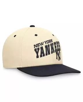 Мужская темно-синяя/белая двухцветная бейсболка New York Yankees Evergreen Snapback Nike, синий