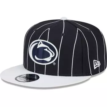 Мужская темно-синяя/белая кепка New Era Nittany Lions Vintage 9FIFTY Snapback