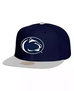 Мужская темно-синяя/белая кепка Penn State Nittany Lions 2-Tone 2.0 Snapback Mitchell & Ness, синий