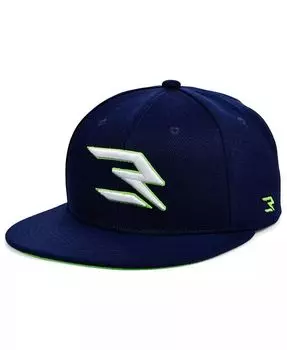 Мужская темно-синяя, белая модная регулируемая шляпа Snapback Nike 3Brand By Russell Wilson, синий