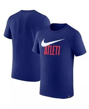 Мужская темно-синяя футболка Atletico de Madrid с галочкой Nike
