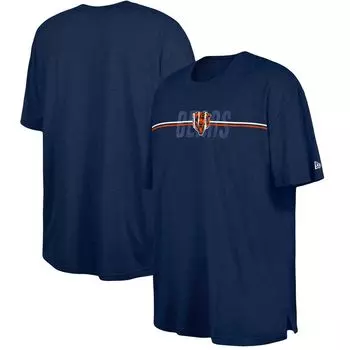 Мужская темно-синяя футболка Chicago Bears 2023 NFL Training Camp Big & Tall New Era