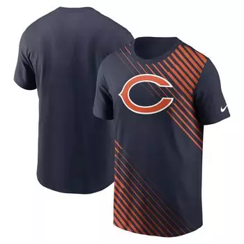 Мужская темно-синяя футболка Chicago Bears Yard Line Fashion Asbury Nike