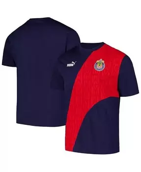 Мужская темно-синяя футболка Chivas ftbl Culture Puma, синий