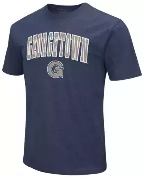 Мужская темно-синяя футболка Colosseum Georgetown Hoyas