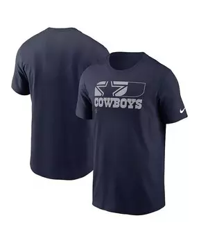 Мужская темно-синяя футболка Dallas Cowboys Air Essential Nike, синий