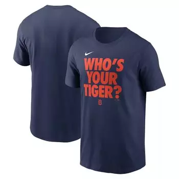 Мужская темно-синяя футболка Detroit Tigers Rally Rule Nike