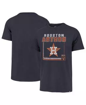 Мужская темно-синяя футболка Houston Astros Borderline Franklin '47 Brand