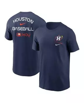 Мужская темно-синяя футболка Houston Astros City Connect 2-Hit Nike