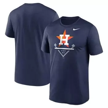Мужская темно-синяя футболка Houston Astros Icon Legend Performance Nike