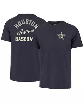 Мужская темно-синяя футболка Houston Astros Turn Back Franklin '47 Brand, синий
