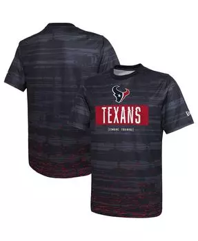 Мужская темно-синяя футболка houston texans combine authentic sweep New Era, синий
