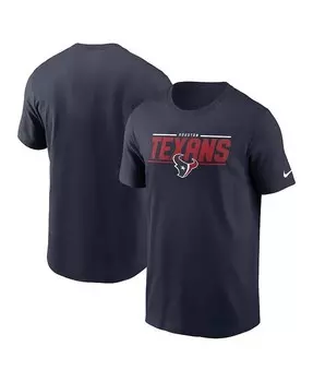 Мужская темно-синяя футболка Houston Texans Muscle Nike, синий