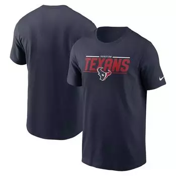 Мужская темно-синяя футболка Houston Texans Muscle Nike