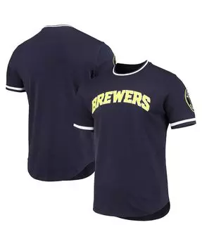 Мужская темно-синяя футболка milwaukee brewers team Pro Standard, синий