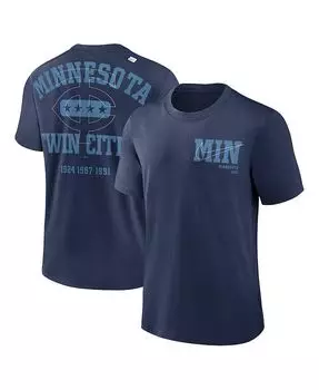 Мужская темно-синяя футболка Minnesota Twins Statement Game Over Nike, синий