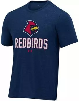 Мужская темно-синяя футболка на каждый день Under Armour Memphis Redbirds